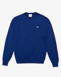 Men's Lacoste LIVE Crew Neck Cashmere And Cotton Sweater