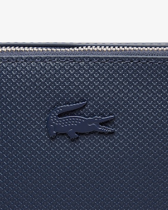 Chantaco Piqu&eacute; Leather Shoulder Bag