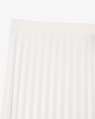 Elastic Waist Fluid Pleated Skirt