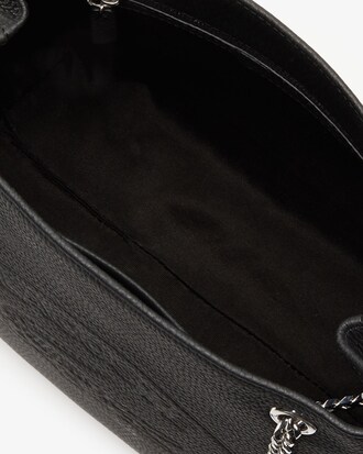 Women's Croco Crew Grained Leather Bucket Bag