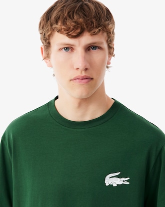 Crocodile Print Cotton Loungewear T-Shirt
