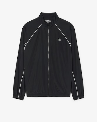 Sport Water-Repellent Trim Accent Track Jacket