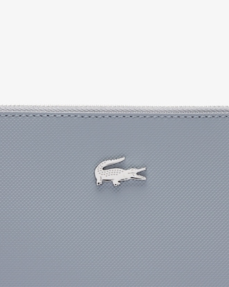 Anna Coated Piqu&eacute; Canvas Pouch