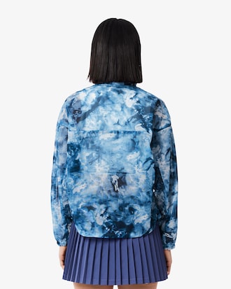 Lightweight Crocodile Print Tennis Jacket