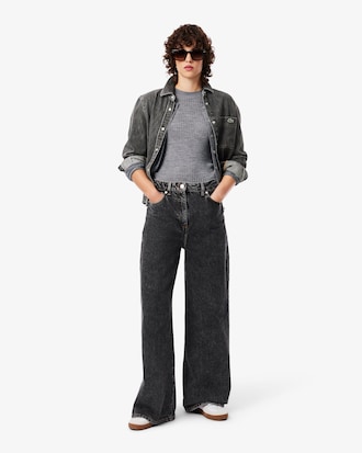 Wide Fit High Waist Jeans