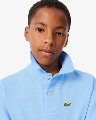 Long Sleeved Petit Piqu&eacute; Polo Shirt