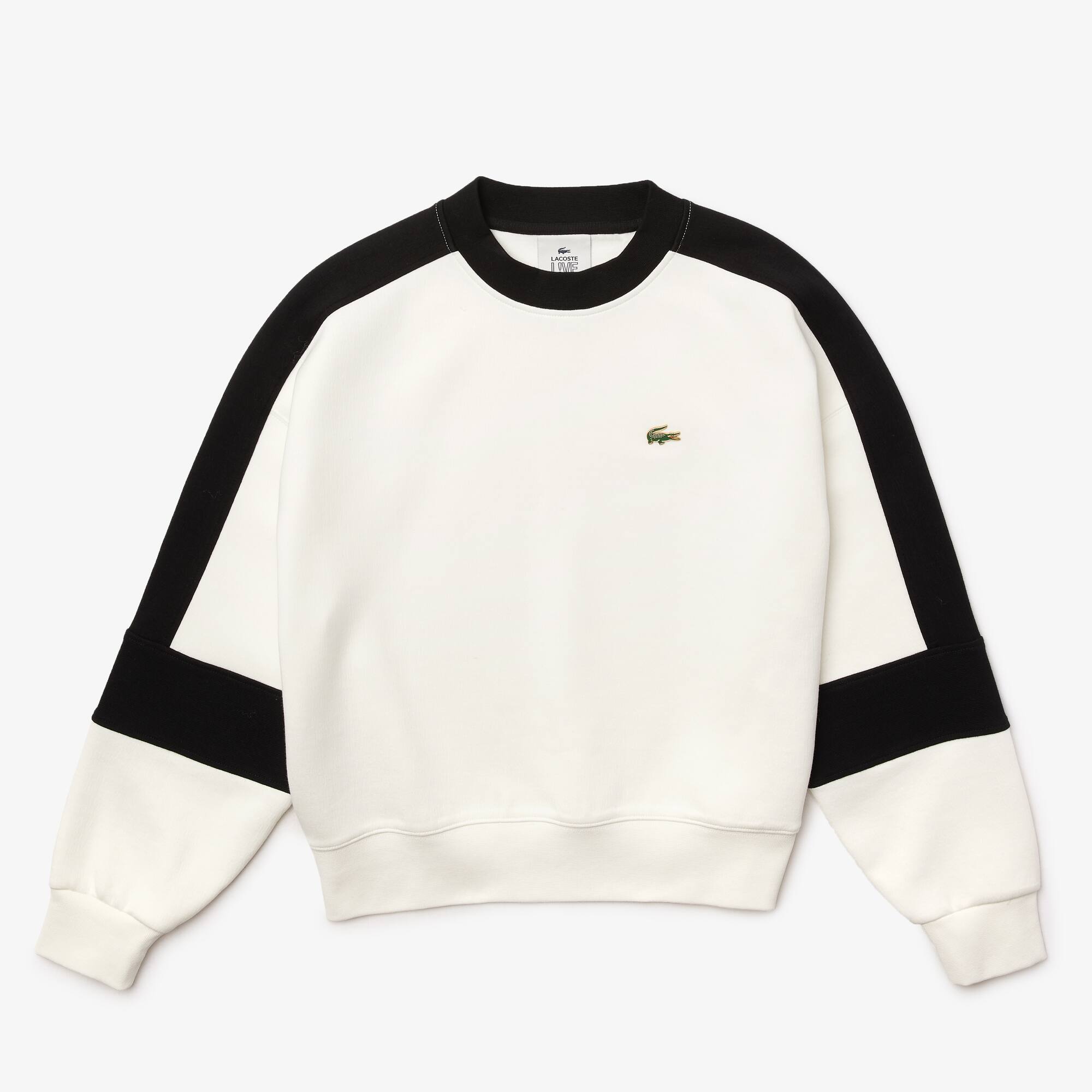 lacoste sweater white