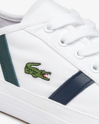 Men's Sideline Canvas and Leather Trainers