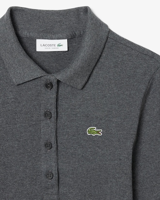 Slim Fit L.12.D Ribbed Cotton Polo Shirt