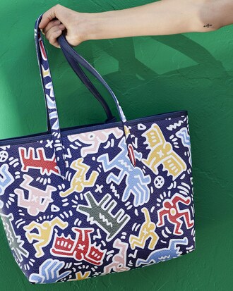 Women's Keith Haring Print Anna Reversible Tote Bag