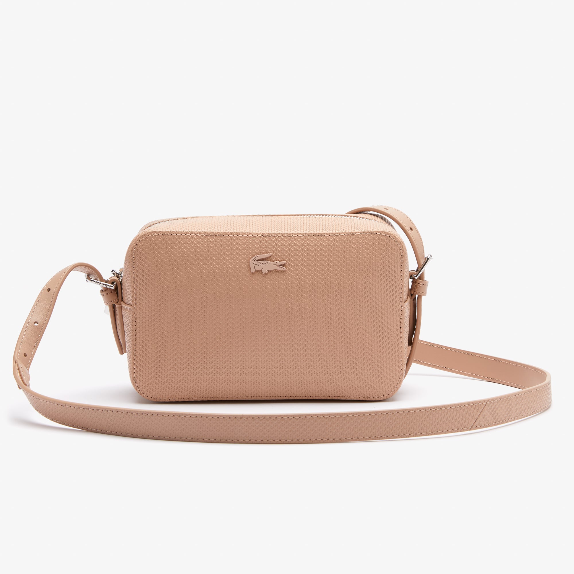 lacoste black crossbody bolsa