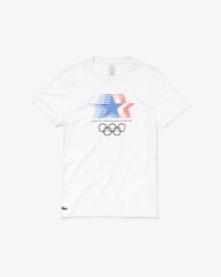 Men's Olympic Heritage Collection By Lacoste Crew Neck T-shirt
