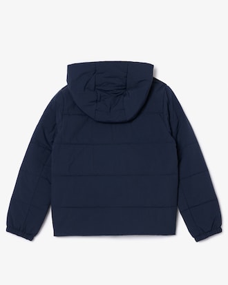 Hooded Taffeta Puffed Jacket
