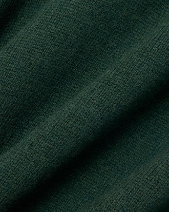Zipped High Neck Wool Sweater