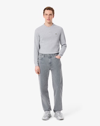 Washed Effect Denim Jeans