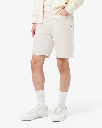 Straight Fit Denim Bermuda Shorts