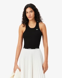 Slim Fit Ribbed Cotton Tank Top