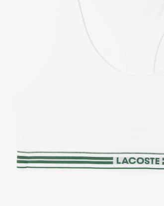 Contrast Band Stretch Cotton Bralette