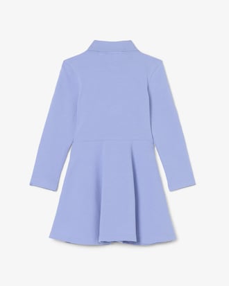 Long Sleeved Stretch Piqu&eacute; Polo Dress