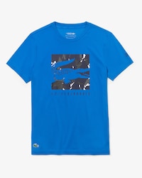 Men's Lacoste SPORT x Novak Djokovic Camouflage Croc Logo T-shirt