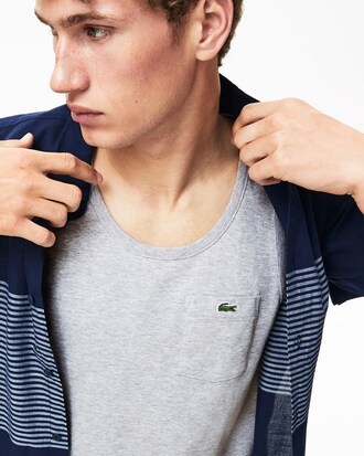 Men's Chest Pocket Cotton Tank Top