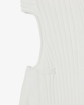 Runway Ribbed Pleated Dress