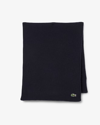 Ribbed Wool Scarf