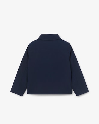 Water-Repellent Twill Harrington Jacket