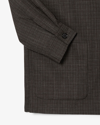 Runway Printed Wool Overshirt