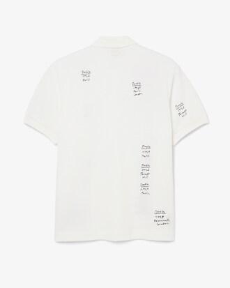 Runway Loose Fit Graphic Piqué Polo Shirt