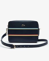 Women's Chantaco Colour Striped Piqu&eacute; Leather Square Shoulder Bag