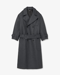 Runway Oversized Double Breasted Wool Coat