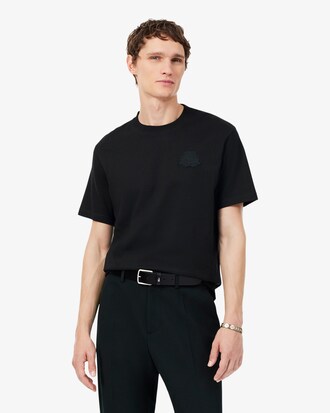 Embroidered Shield Accent Heavy Jersey T-shirt