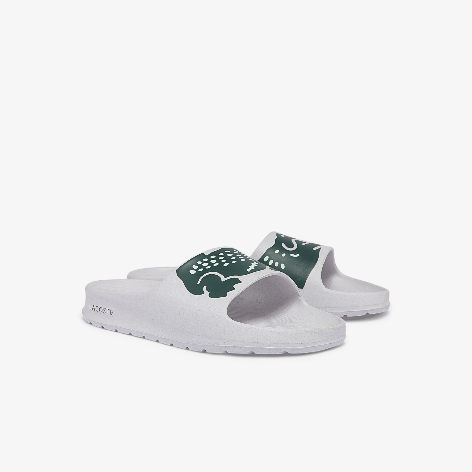 lacoste women's croco slide sandal