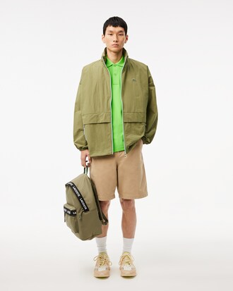 Water-Repellent Removable Hood Windbreaker