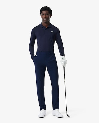 Regular Fit Ultra Dry Long Sleeved Golf Polo Shirt