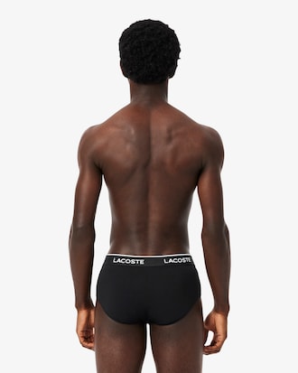3-Pack Plain Cotton Logo Briefs