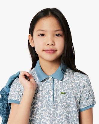 Printed Cotton Polo Dress