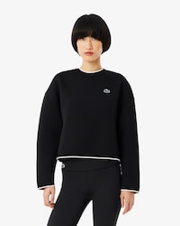 Contrast Trim Sport Sweatshirt