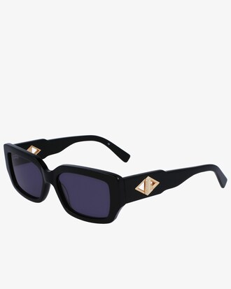Rectangle Acetate Monogram Sunglasses