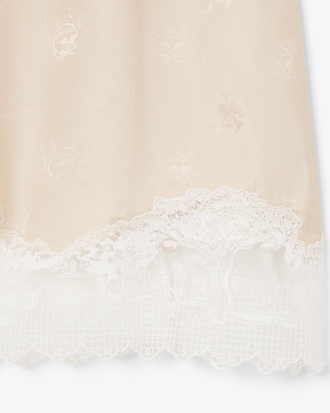 Runway Landscape Embroidery Tulle Dress