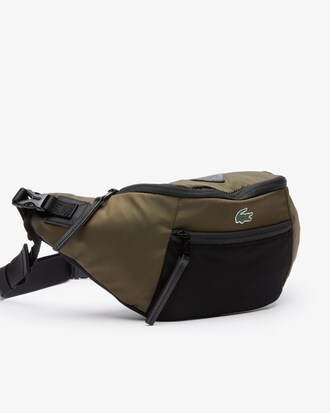 Men's LIVE Mate Colourblock Nylon And Mesh Belt Bag