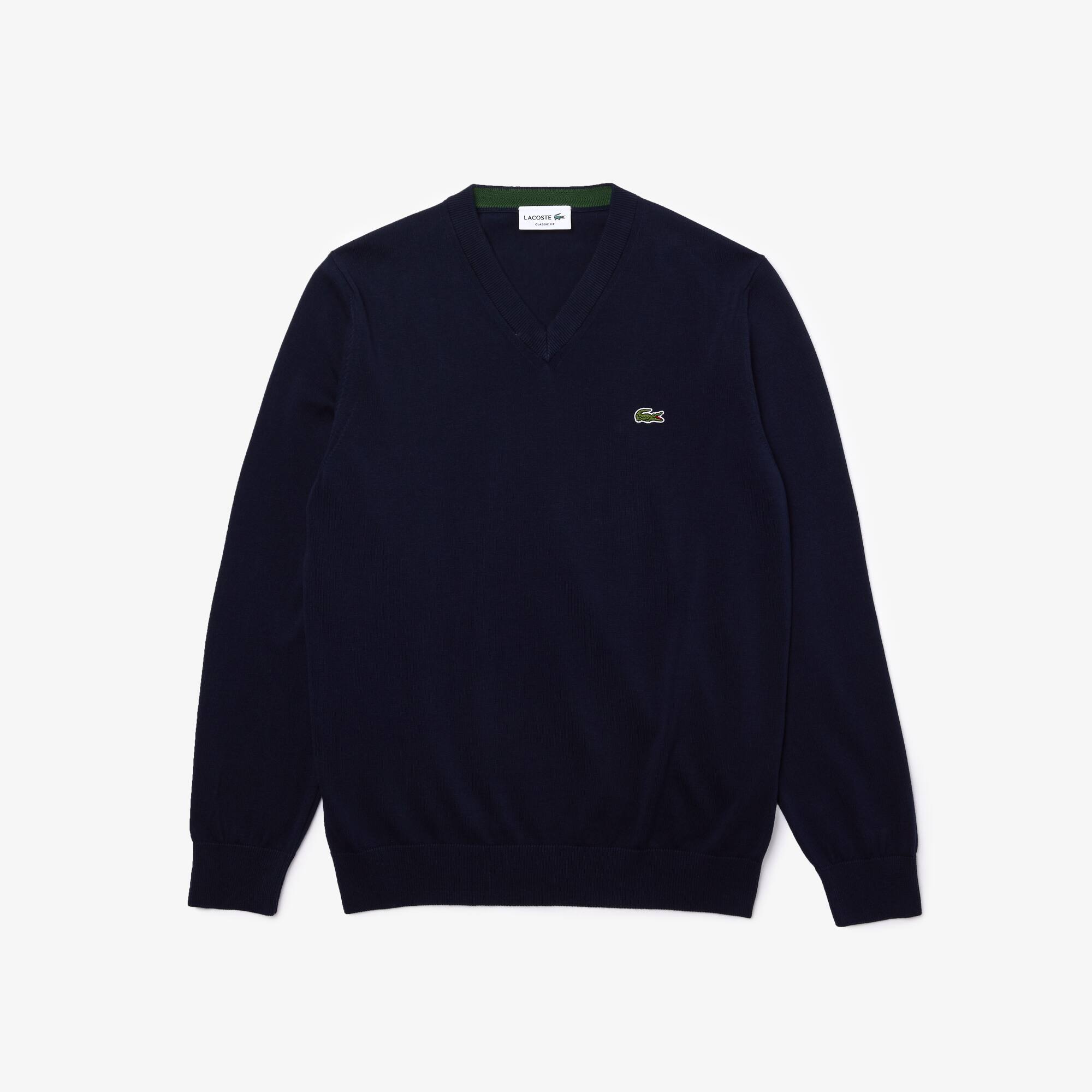lacoste white sweater