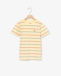 Boys' Crew Neck Striped Cotton Jersey T-shirt