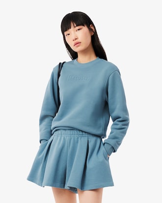 Embossed Logo Cotton Sweatshirt
