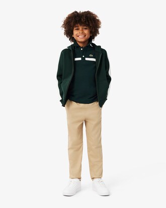 Colour-Block Petit Piqu&eacute; Polo Shirt