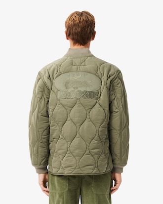 Short Water-Repellent Badge Jacket