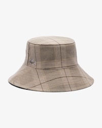 Plaid Cotton Poplin Bucket Hat