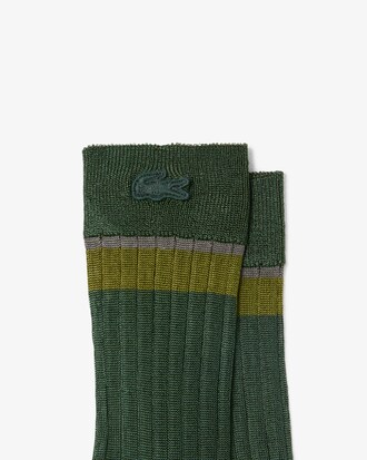 Runway Transparent Ribbed Socks