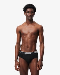 3-Pack Plain Cotton Logo Briefs